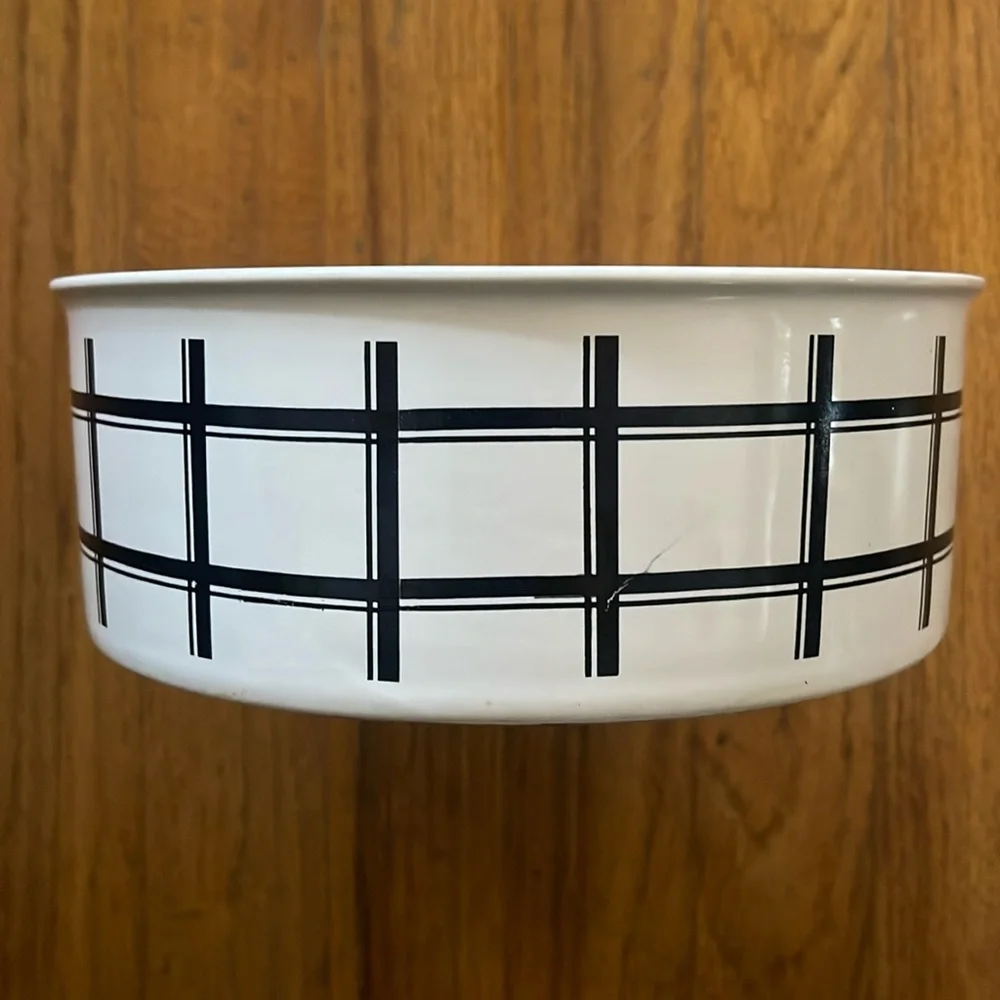 New Curzon Ceramic GOOD DOG Pet food/water/bowl/dish Bone with a Bow